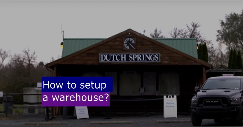 How to setup a warehouse